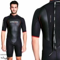 ALTUM Shorty Homme 3mm Avec Zip Dorsal - Cressi