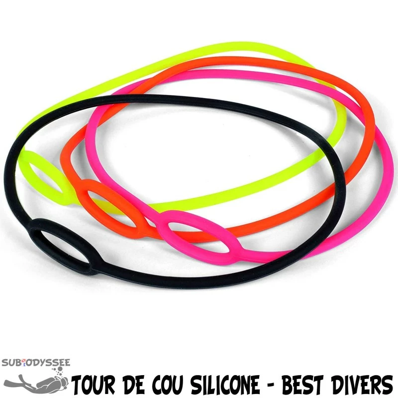 Accroche Octopus Tour De Cou - Collier Technique 77cm - Best Divers 3 Accroche Octopus Tour De Cou - Collier Technique 77cm - Best Divers