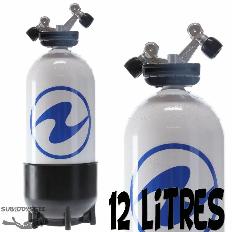 Bouteille 12 Litres Court 230 Bars 2 Sorties TAG - Aqualung 3 Bouteille 12 Litres Court 230 Bars 2 Sorties TAG - Aqualung
