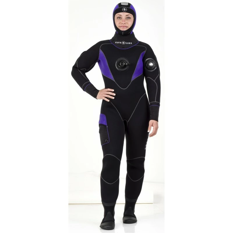 Combinaison Etanche BLIZZARD 2016 Femme 7mm D'Aqualung - DESTOCKAGE 4 Combinaison Etanche BLIZZARD 2016 Femme 7mm D'Aqualung - DESTOCKAGE – Image 2