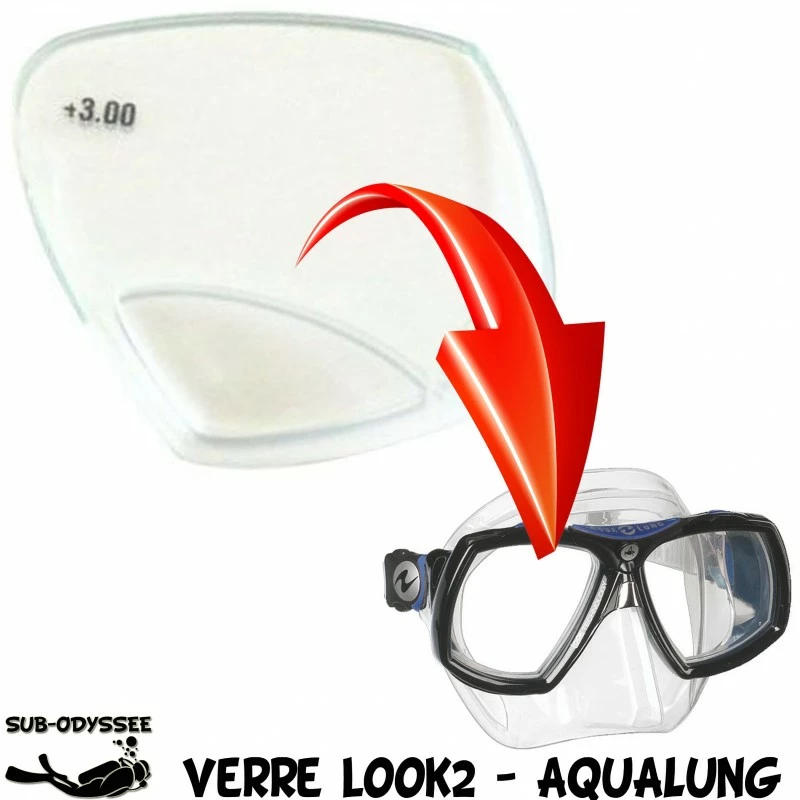 Verre Correcteur LOOK 2 & LOOK 2 Mid Positif (+1.5 à +3.0) - Aqualung 3 Verre Correcteur LOOK 2 & LOOK 2 Mid Positif (+1.5 à +3.0) - Aqualung