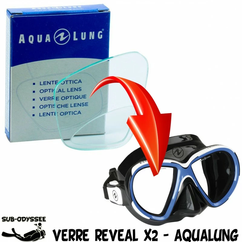 Verre Correcteur REVEAL X2 Positif (+1.5 à +3.0) - Aqualung 3 Verre Correcteur REVEAL X2 Positif (+1.5 à +3.0) - Aqualung