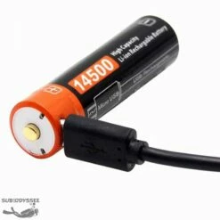 Batterie 14500 750mAh Rechargeable Par USB - Orca