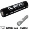 Batterie 18650 Lithium Sans Protection électronique (pour Phare S10, S11, MP10) - Divepro -Sub-Odyssee Soldes Magasin batterie 18650 lithium sans protection electronique pour phare s10 s11 mp10 divepro