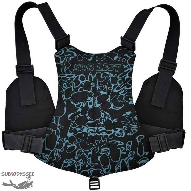 Baudrier Modulable 4 à 9 Kg Grenaille Inox Sangle Caoutchouc & Boucle US Inox - Sublest 4 Baudrier Modulable 4 à 9 Kg Grenaille Inox Sangle Caoutchouc & Boucle US Inox - Sublest – Image 2