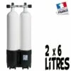 Bi-Bouteille De PlongĂ©e 2 X 6 Litres 230 Bars (Ă140mm) - Roth 2 Bi-Bouteille De PlongĂ©e 2 X 6 Litres 230 Bars (Ă140mm) - Roth -Sub-Odyssee Soldes Magasin bi bouteille de plongee 2 x 6 litres 230 bars o140mm roth