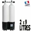 Bi-Bouteille De Plongée 2x9 Litres 230 Bars (Ø 171mm) - ROTH 1 Bi-Bouteille De Plongée 2x9 Litres 230 Bars (Ø 171mm) - ROTH -Sub-Odyssee Soldes Magasin bi bouteille de plongee 2x9 litres 230 bars o 171mm roth