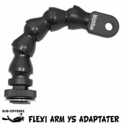 Bras Photo Flexible 15cm FLEXI ARM HOT SHOE YS Adapter 6" - BIGBLUE