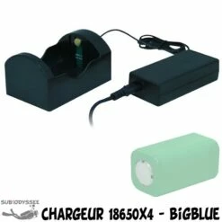 Chargeur Pour Batteries 18650x4 Rechargeables Li-Ion - Big Blue