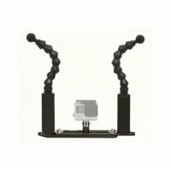 Platine EXTEND Double Bras + 2 FLEXI 7" + Fixation Gopro - BIG BLUE