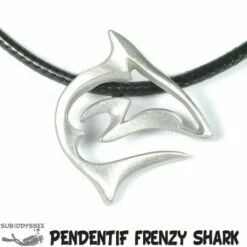 Pendentif FRENZY REEF SHARK Etain - BigBlue By St John