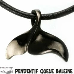 Pendentif QUEUE BALEINE Hematite - BigBlue By St John