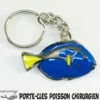 Porte Cle POISSON CHIRURGIEN BLEU Etain - BigBlue By St John -Sub-Odyssee Soldes Magasin bigblue roland john porte cle poisson chirurgien bleu etain pas cher sub odyssee