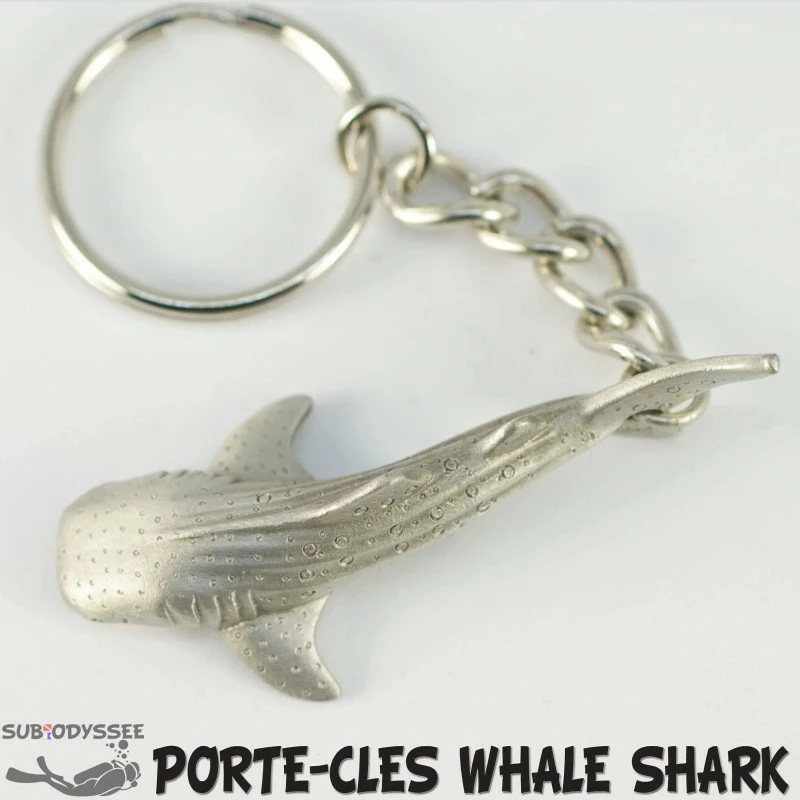 Porte Cle WHALE SHARK Etain - BigBlue By St John 3 Porte Cle WHALE SHARK Etain - BigBlue By St John