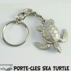 Porte Cle SEA TURTLE Etain - BigBlue By St John