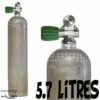 Bouteille 5.7 Litres 230 Bars Aluminium S40 Nitrox