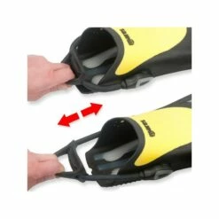 BUNGEE STRAP Noir Sangle Palme Elastique - Mares -Sub-Odyssee Soldes Magasin bungee strap noir sangle palme elastique mares 4