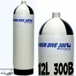 Fut Nu De Bouteille Carbone 12 Litres 300 Bars - CarbonDive