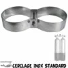 Cerclage Inox Standard Pour Bi-Bouteille Inox Largeur : 30mm 2 Cerclage Inox Standard Pour Bi-Bouteille Inox Largeur : 30mm -Sub-Odyssee Soldes Magasin cerclage inox standard pour bi bouteille inox largeur 30mm