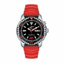 DEEP 1000m SSI Edition Montre De Plongée Bracelet Elastomère - Chris Benz