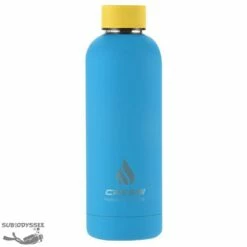Bouteille THERMOS 500ml Caoutchouc TURQUOISE JAUNE - Cressi