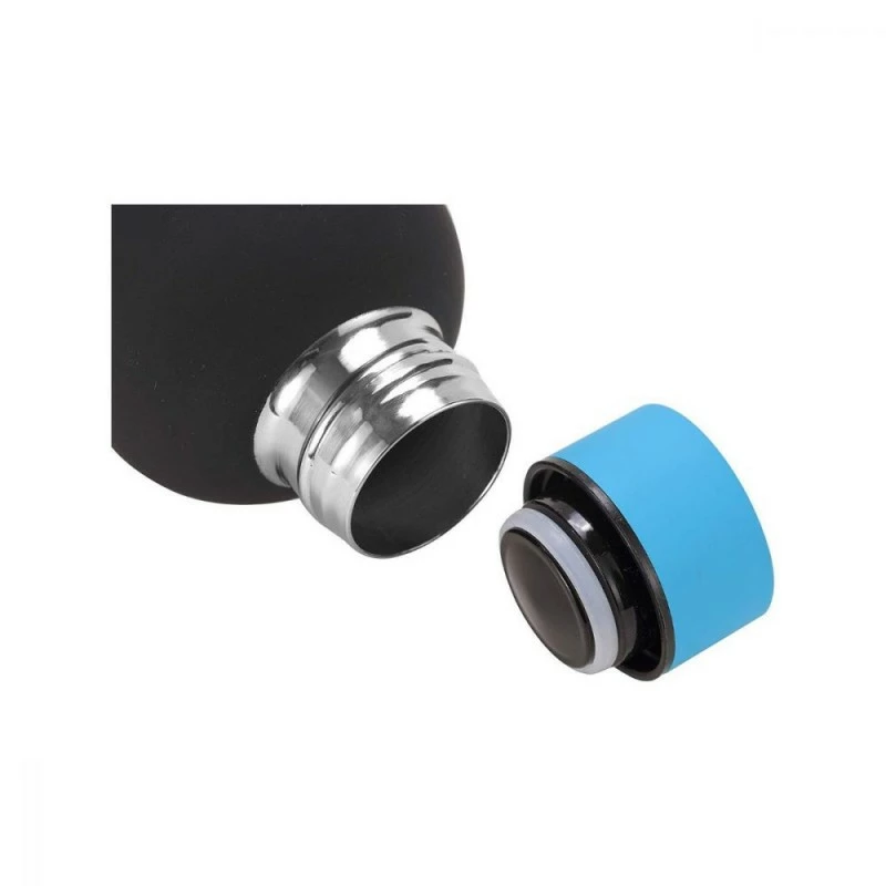 Bouteille THERMOS 500ml Caoutchouc NOIR BLEU - Cressi 6 Bouteille THERMOS 500ml Caoutchouc NOIR BLEU - Cressi – Image 4