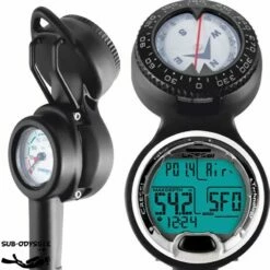 Console LEONARDO 3 éléments (ordinateur + Manomètre + Profondimetre) - Cressi