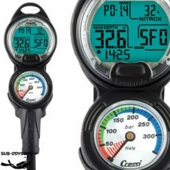 Console LEONARDO 2 éléments (ordinateur + Manomètre) - Cressi