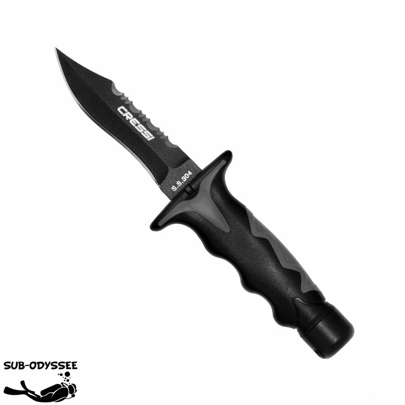 PREDATOR Couteau Plongée Inox 18cm - Cressi 3 PREDATOR Couteau Plongée Inox 18cm - Cressi