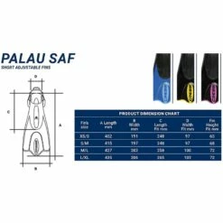 PALAU SAF Palme Courte De Natation & Fitness BLEU AZUR - Cressi -Sub-Odyssee Soldes Magasin cressi palau saf palme courte natation fitness pas cher sub odyssee 4