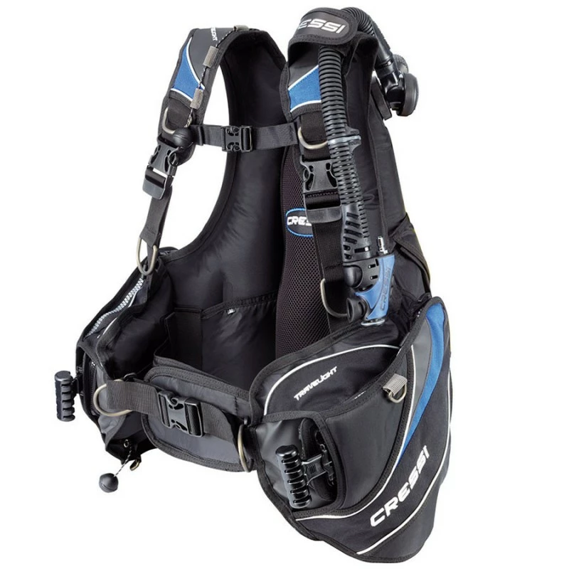 TRAVELIGHT Bleu Gilet Stabilisateur - Cressi 3 TRAVELIGHT Bleu Gilet Stabilisateur - Cressi