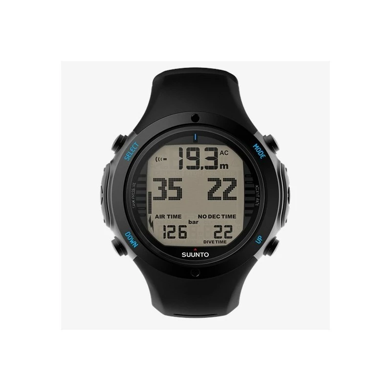 D6i NOVO ALL BLACK Elastomère Montre Ordinateur + Interface USB - Suunto 3 D6i NOVO ALL BLACK Elastomère Montre Ordinateur + Interface USB - Suunto