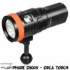 D900V Phare VIDEO 2200 Lumen - ORCA TORCH -Sub-Odyssee Soldes Magasin d900v phare video 2200 lumen orca torch