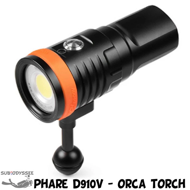 D910V Phare VIDEO 5000 Lumen - ORCA TORCH 3 D910V Phare VIDEO 5000 Lumen - ORCA TORCH