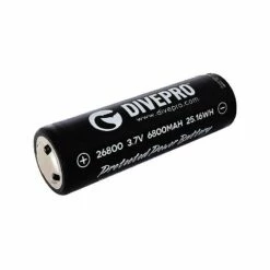 Batterie 26800 Lithium Avec Protection électronique (pour Phare M35 & S17U) - Divepro
