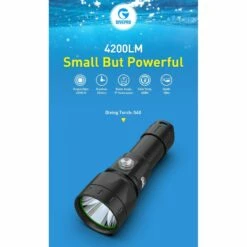S40 Phare De Plongée 4200 Lumen - Divepro -Sub-Odyssee Soldes Magasin divepro phare plongee s40 sub odyssee lyon pas cher 4