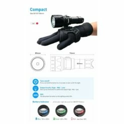 S40 Phare De Plongée 4200 Lumen - Divepro -Sub-Odyssee Soldes Magasin divepro phare plongee s40 sub odyssee lyon pas cher 6