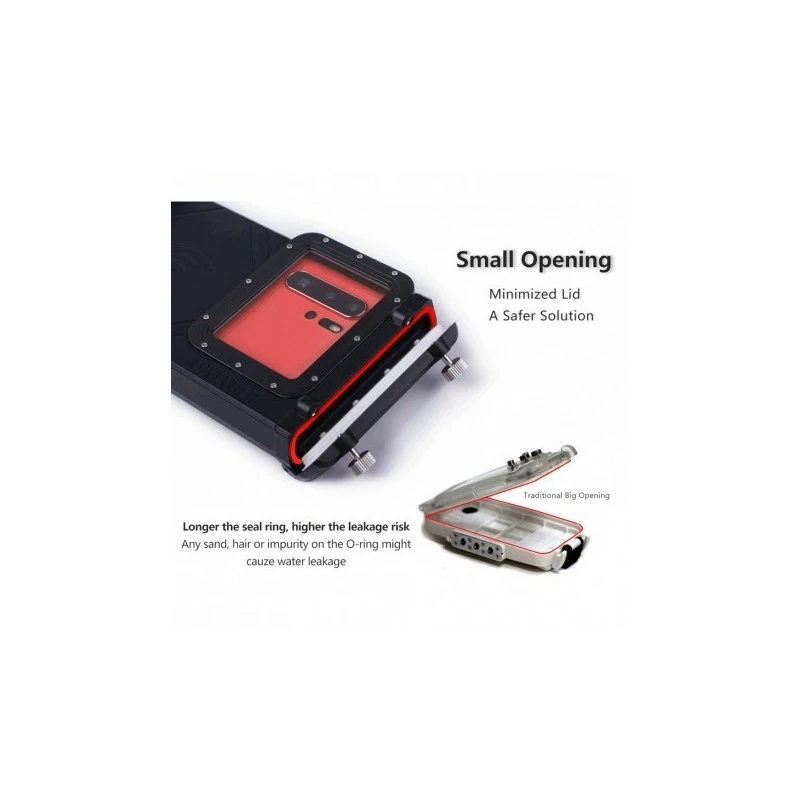 SEATOUCH 3 Pro 80m Caisson Pour Samsung S8/S8+/S9/S9+ (Pack 4) - Divevolk 7 SEATOUCH 3 Pro 80m Caisson Pour Samsung S8/S8+/S9/S9+ (Pack 4) - Divevolk – Image 5