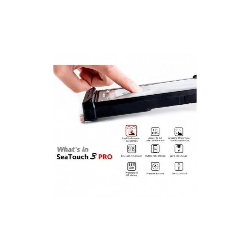 SEATOUCH 3 Pro 80m Caisson Pour Samsung S8/S8+/S9/S9+ (Pack 4) - Divevolk 4 SEATOUCH 3 Pro 80m Caisson Pour Samsung S8/S8+/S9/S9+ (Pack 4) - Divevolk – Image 2