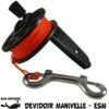 Dévidoir Avec Manivelle ORANGE Pour Parachute Palier - Finger Spool 20, 30 Ou 50m -Sub-Odyssee Soldes Magasin esm devidoir manivelle orange parachute palier pas cher sub odyssee