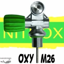 Robinet Mono Bouteille M26 NITROX
