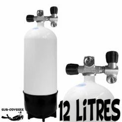 Bloc 12 Litres Court 2 Sorties Acier - Eurocylinder