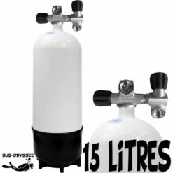 Bloc 15 Litres 2 Sorties Acier - Eurocylinder