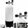 Bloc 18 Litres 2 Sorties Acier - Eurocylinder 1 Bloc 18 Litres 2 Sorties Acier - Eurocylinder -Sub-Odyssee Soldes Magasin eurocylinder bloc acier plongee 18 litres 2 sorties sub odyssee lyon pas cher