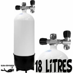 Bloc 18 Litres 2 Sorties Acier - Eurocylinder