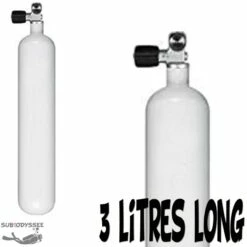 Bouteille 03 Litres Long 232 Bars Acier - Eurocylinder