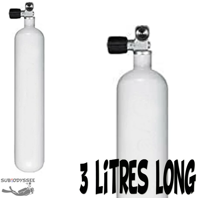 Bouteille 03 Litres Long 232 Bars Acier - Eurocylinder 3 Bouteille 03 Litres Long 232 Bars Acier - Eurocylinder