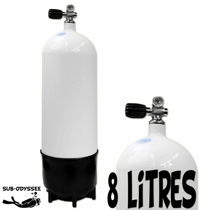 Bouteille 08 Litres 230 Bars Acier - Eurocylinder 3 Bouteille 08 Litres 230 Bars Acier - Eurocylinder