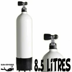 Bouteille 8.5 Litres Long 230 Bars Acier 1 Sortie Fond Bombé - Eurocylinder