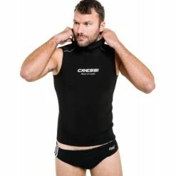 HOOD VEST Homme Gilet Avec Cagoule Attenante 2.5 + 5mm - Cressi -Sub-Odyssee Soldes Magasin hood vest homme gilet avec cagoule attenante 25 5mm cressi 1